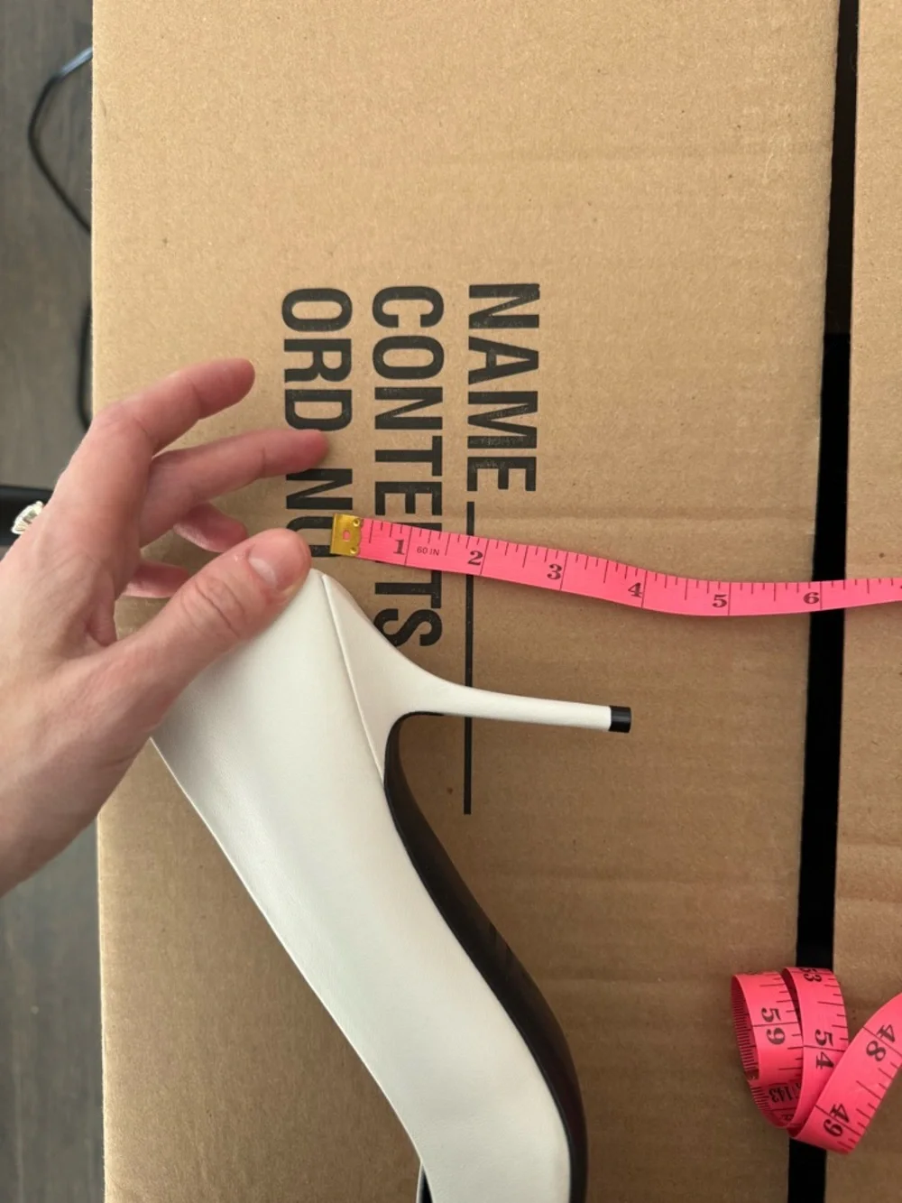 Balenciaga white knife pumps 39